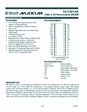 DataSheet DS1258Y pdf